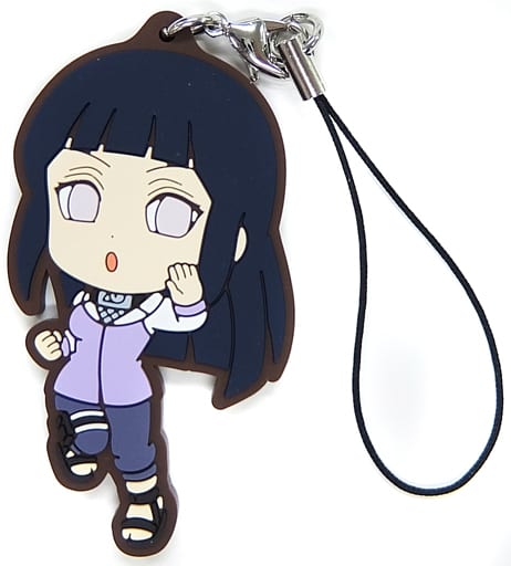 Hinata Hyuga Naruto Rubber Strap Kyun-Chara Illustration Prize G from Boruto: Naruto Next Generations