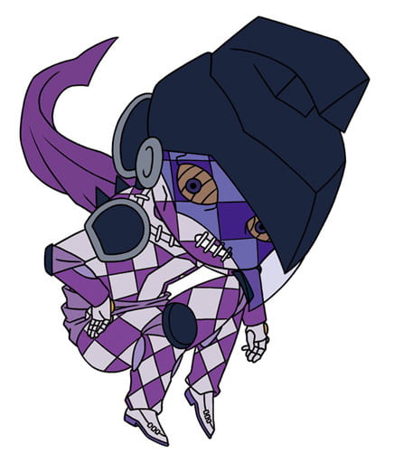 Purple Haze Rubber Strap Keychain from JoJo's Bizarre Adventure: Golden Wind Rubber Strap Collection Vol. 3 by Medicos Entertainment