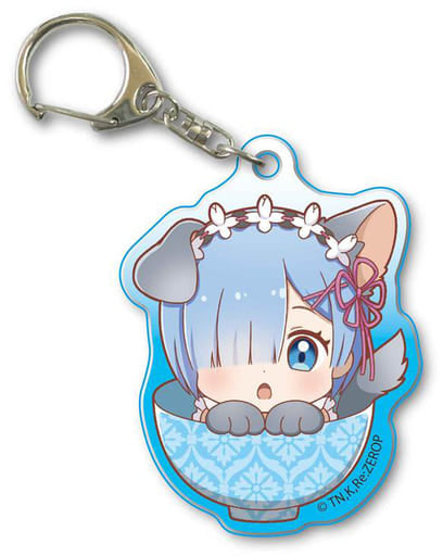 Rem Wanko Meshi Acrylic Keychain Re:Zero − Starting Life in Another World