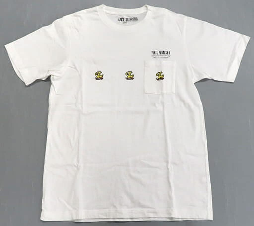 FINAL FANTASY UT Graphic T-Shirt Short Sleeve White Men's XL