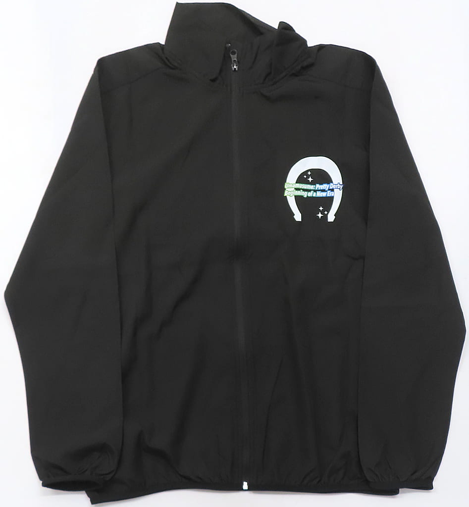 Umamusume Pretty Derby Movie "The New Era of Door" POP UP SHOP Windbreaker Jacket - Black, Free Size (A Prize, Chugai Kogyo) - Pre-owned