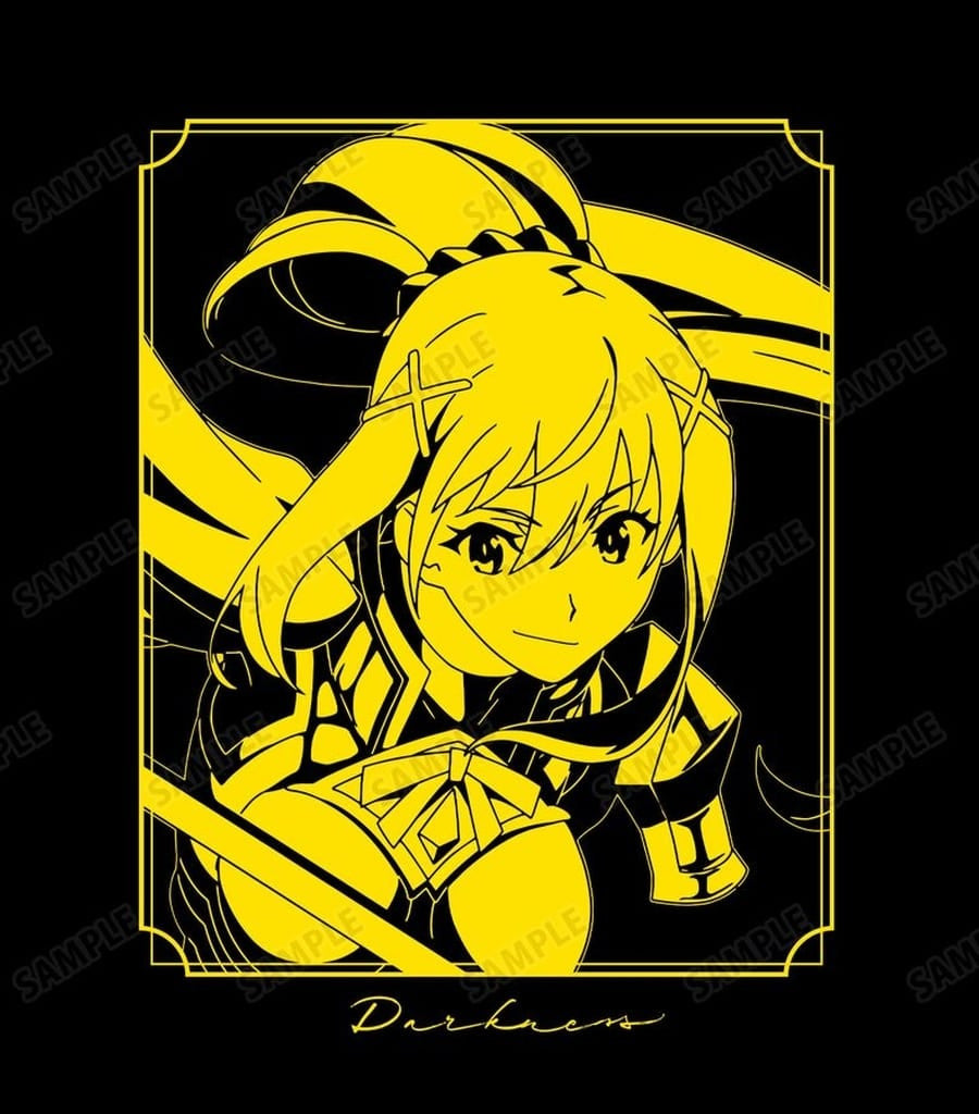 Konosuba 3 Darkness Black T-Shirt Men's M