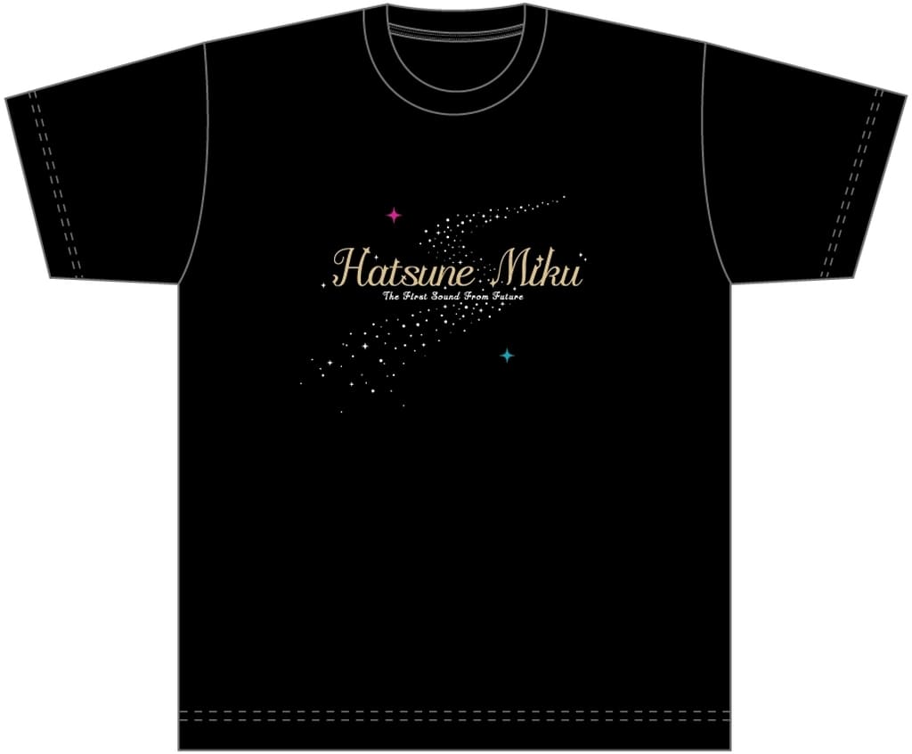 Hatsune Miku Tanabata T-Shirt - Akihabara Festival 2024 - Black M Size - Caravan (Character Vocal Series - Hatsune Miku)