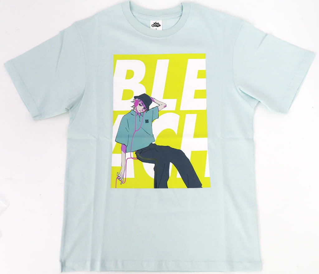 BLEACH BLACK HOLE DISCO CLUB Light Blue Toshiro Hitsugaya, L Size, Pre-owned