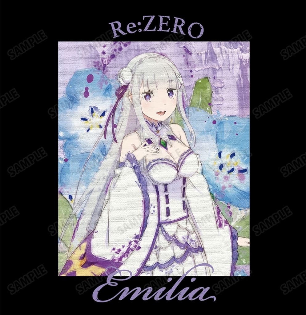 Emilia grunge CANVAS T-Shirt Black Men's L – Re:ZERO