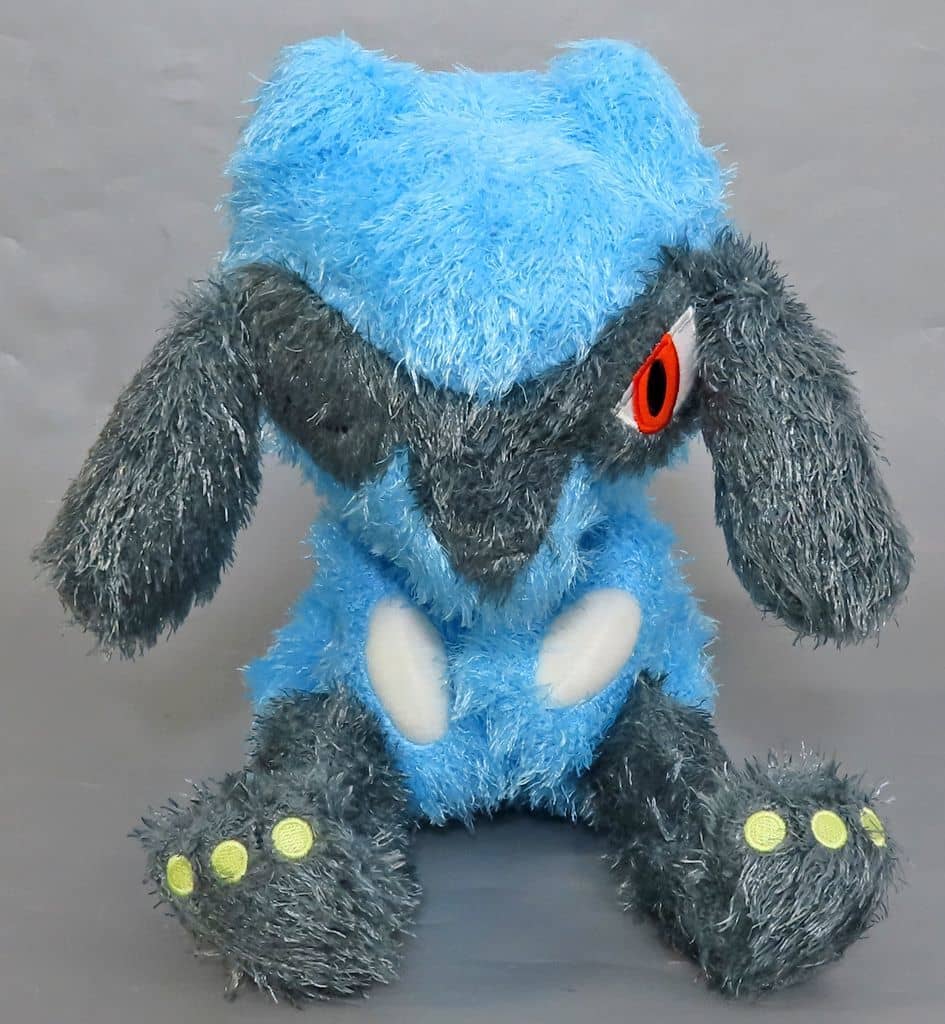 Riolu "Mofugut Relax Time" Plush - Slowpoke × Riolu Design - Pokémon Official Banpresto Plush (Approx. 23 cm) - Pre-owned