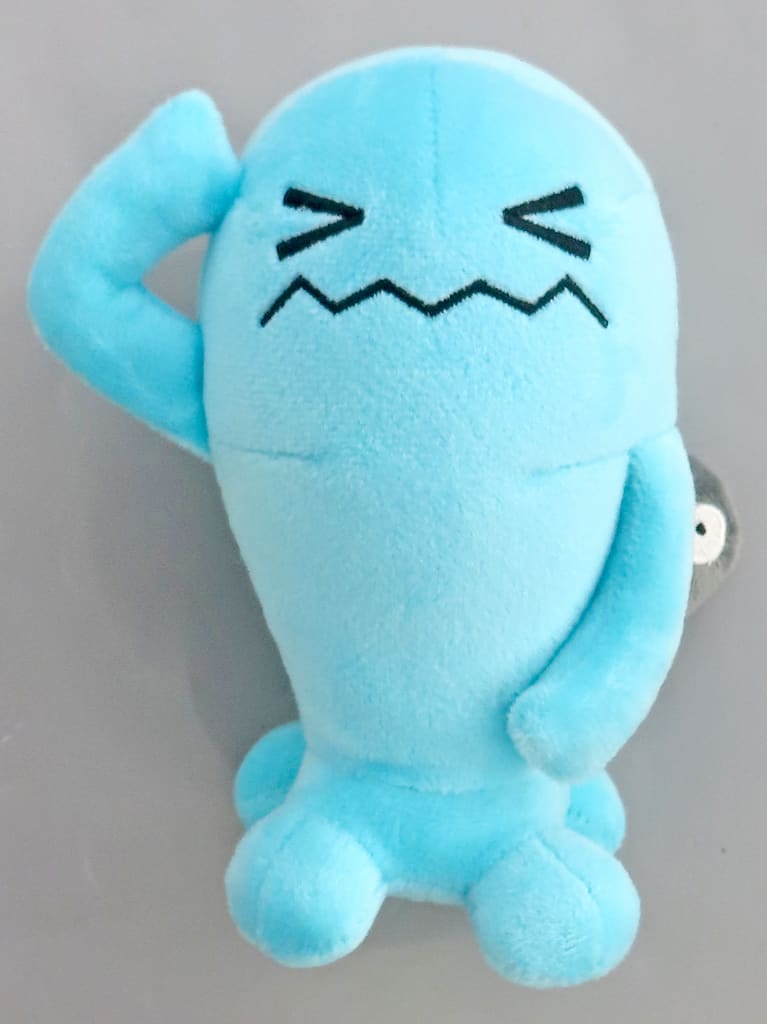 Wobbuffet / Pikachu (Female Form) / Smeargle "Tail Look!" Plush - 17cm Banpresto Prize Plush (Pre-owned)