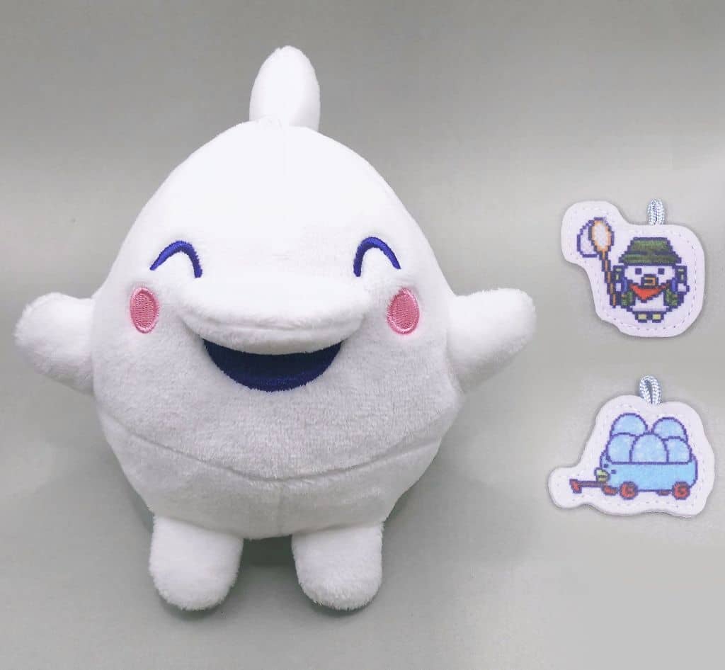 Shiro Irukacchi Displayful Plush with Felt Charm