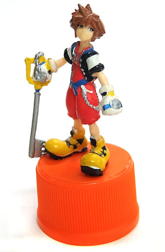 Sora Kingdom Hearts Original Bottle Cap Figure 2002 Campaign Item