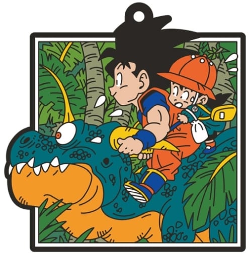 Dragon Ball Rubber Mascot ART Gummy 2 Keychain Mascot by Bandai, Approx. 55 x 55 mm, Pre-Owned, No. 4