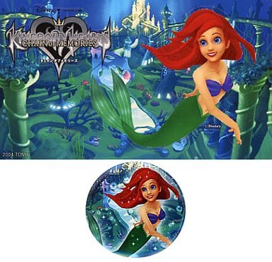 Kingdom Hearts: Chain of Memories Can Badge and Sticker Set - Used Collectible