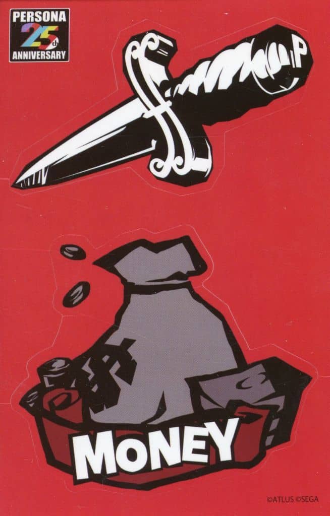 Persona 5 Icon 2 Persona 25th Anniversary Seria Sticker