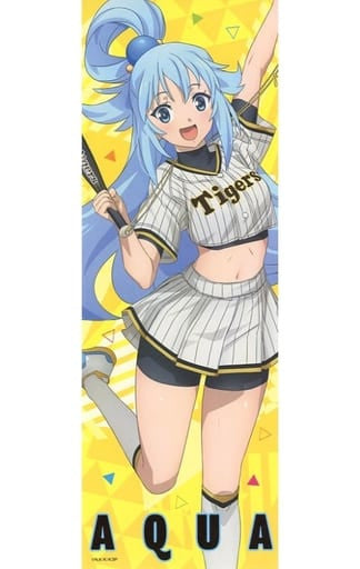 Aqua BIG Sticker KonoSuba × Hanshin Tigers