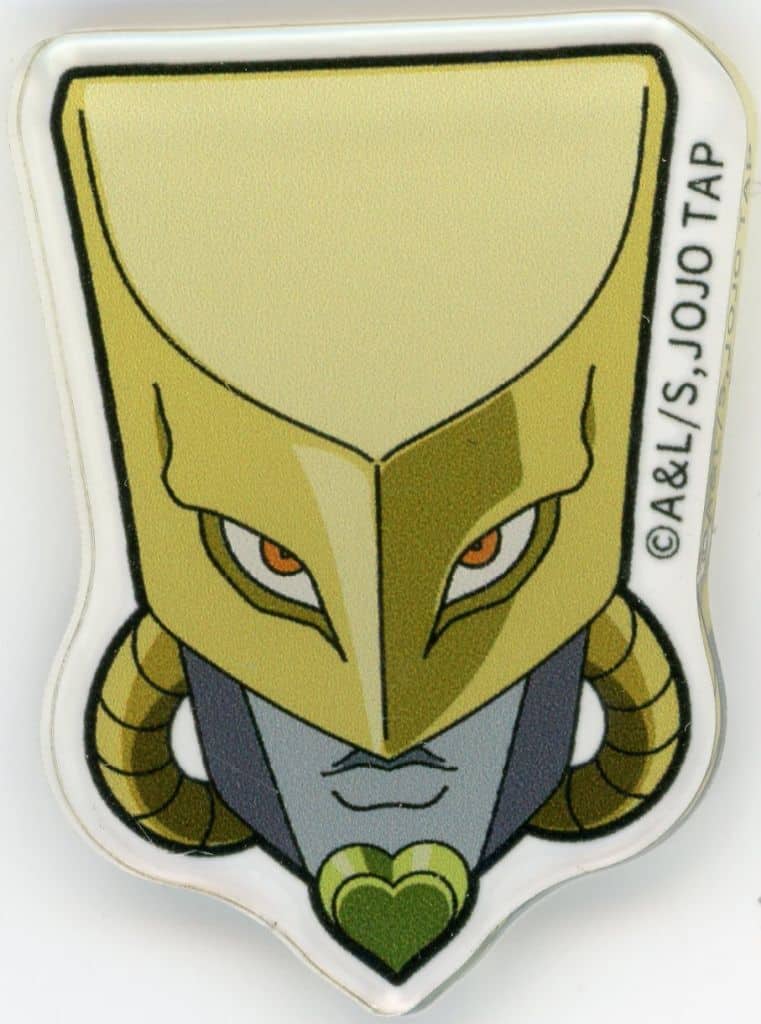The World Acrylic Sticker vol.1 - JoJo's Bizarre Adventure (Approx. 50 x 50 mm) - Bandai Namco Experience (Pre-owned)