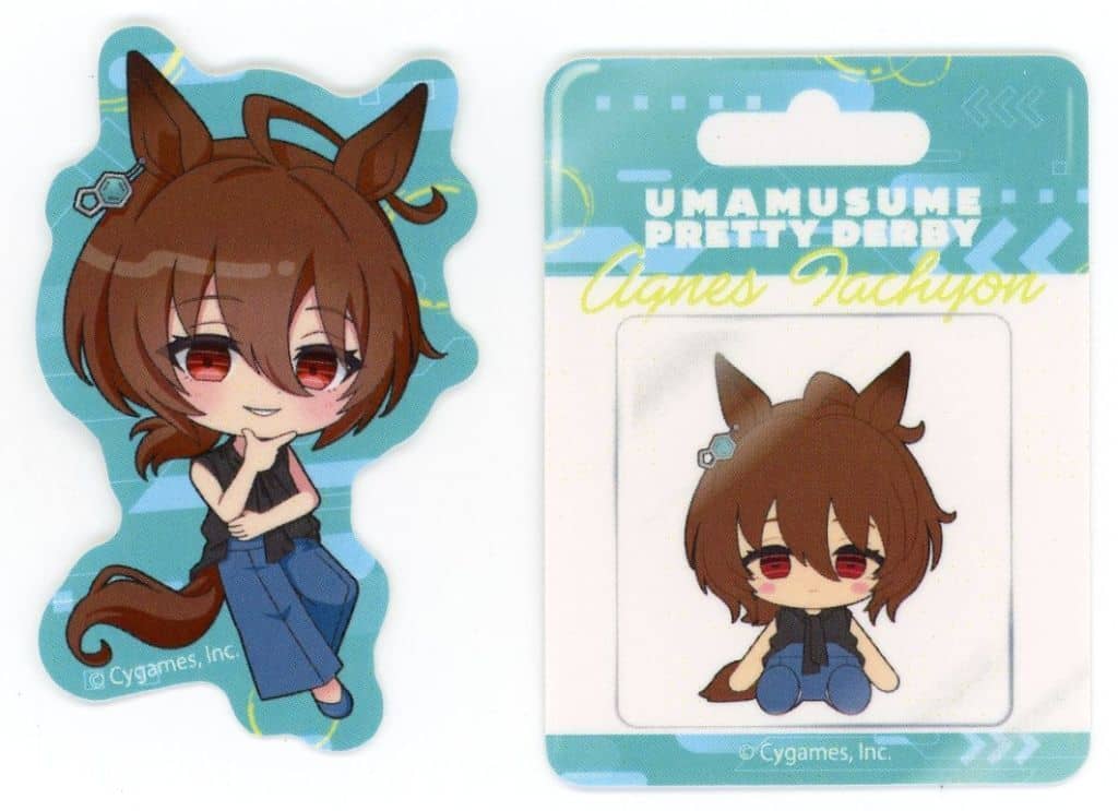 Mini Character Sticker 2-Piece Set from Umamusume Pretty Derby × Bic Camera Group, Branch Out, Approx. 5.5 x 4.5 cm