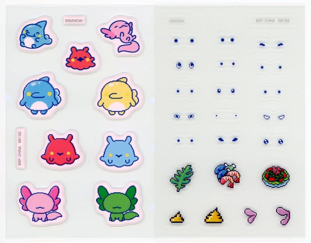 Tamagotchi Paradise! Breed & Deco Sticker Set