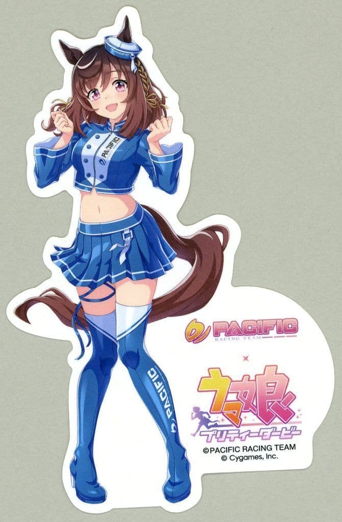 PACIFIC RACING TEAM Character Sticker Vol. 1 - Umamusume Pretty Derby Animate Fair Collaboration (Used)