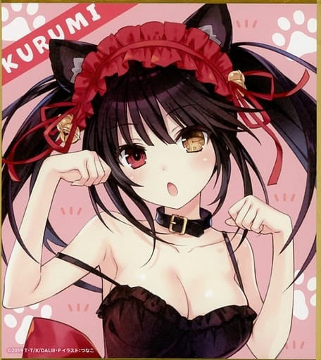 Kurumi Tokisaki Shikishi Art Board (Cat Ears) - Date A Live TV Anime 10th Annive