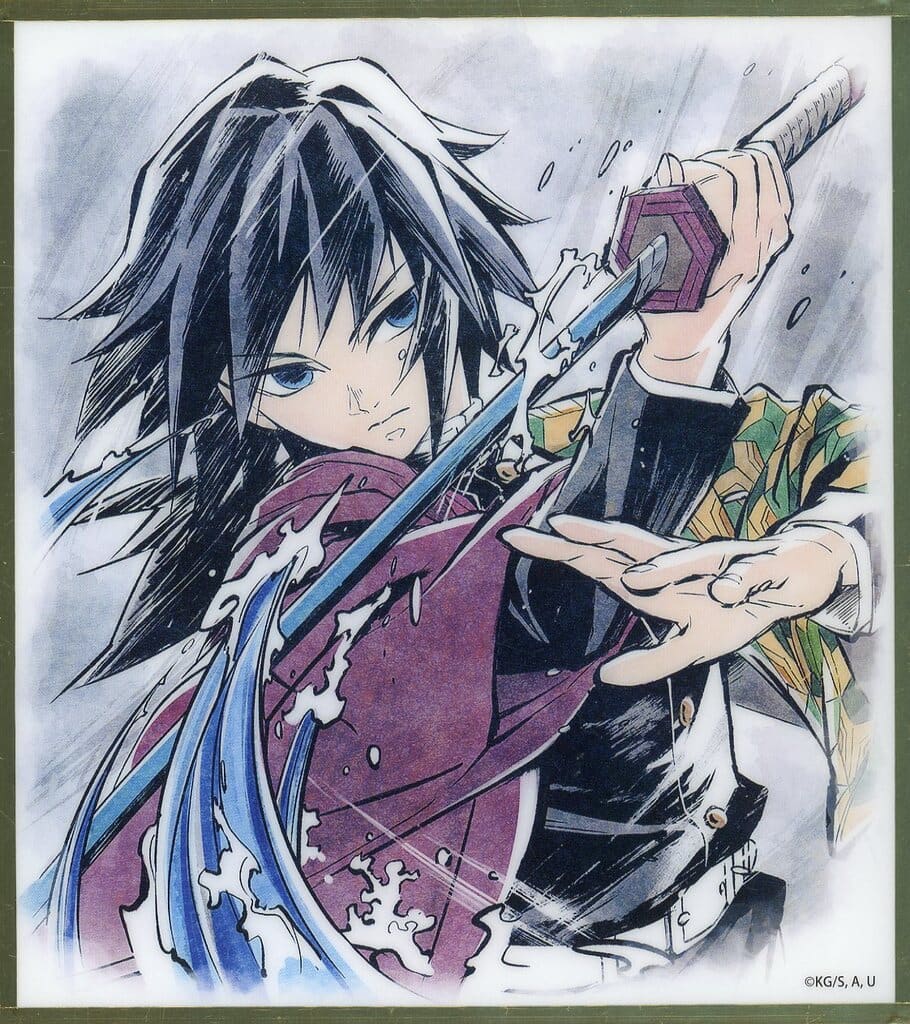 Giyu Tomioka Acrylic Shikishi A05 Prize - Demon Slayer: Kimetsu no Yaiba Real WEBSHOP Kuji (Approx. 120 mm) - ufotable, No. 5