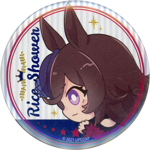 Rice Shower Can Badge TOTE - Umamusume Pretty Derby (Season 2) 56mm Tin Badge - Playful Mind Company