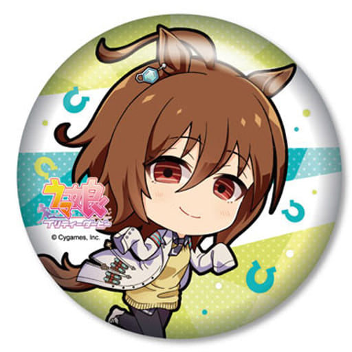 Agnes Tachyon Can Badge (Charapuchi) - Umamusume Pretty Derby - amiami 75mm Pre-owned