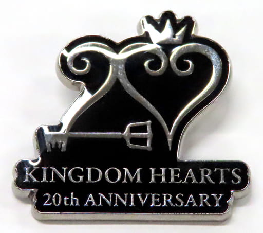 Kingdom Hearts 20th Anniversary Metal Pin Badge by Square Enix, Approx. 34 mm