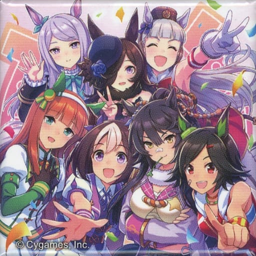 WINNING LIVE 07 Jacket Illustration Trading Square Can Badge - Umamusume Pretty Derby 4th EVENT SPECIAL DREAMERS!! EXTRA STAGE (Cygames, 40mm)