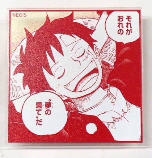 Monkey D. Luffy Acrylic Badge Stand - One Piece Acrylic Badge Stand Collection Part 1 - Height Approx. 76 mm - Shueisha
