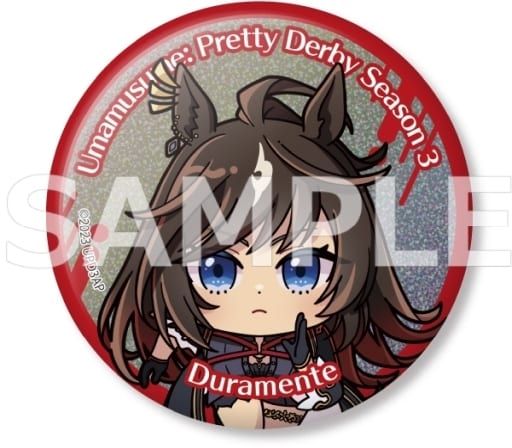 Duramente (Race Ver.) Hologram Can Badge - Umamusume Pretty Derby Season 3 - Playful Mind Company - 56mm