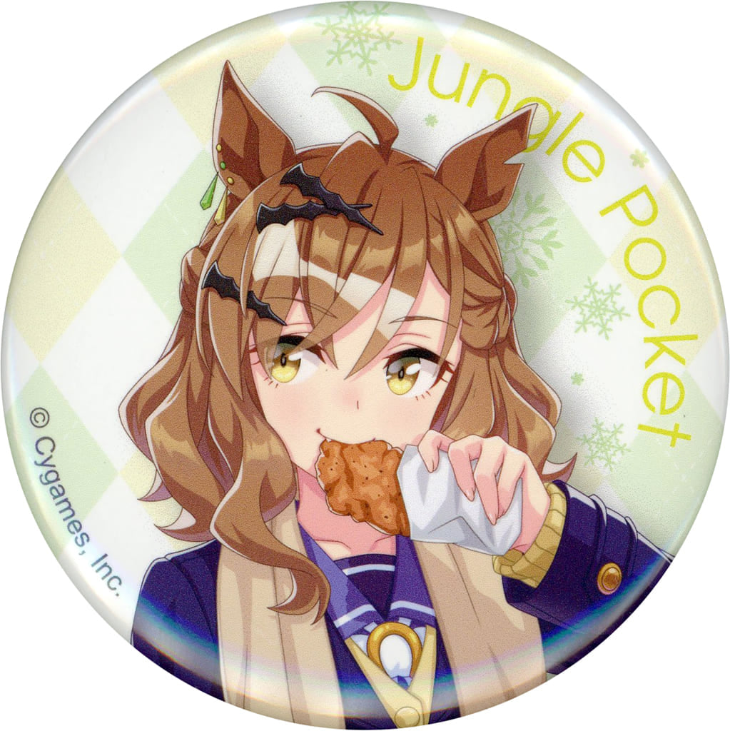 Jungle Pocket Trading Tin Badge - Umamusume Pretty Derby × 7-Eleven 3rd Anniversary Campaign (56mm) CDG - Pre-owned