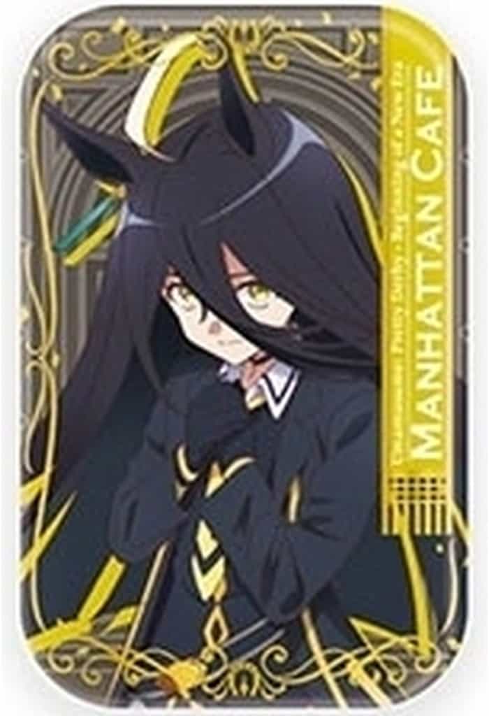 Manhattan Cafe Foil Rounded-Square Can Badge - Umamusume Pretty Derby – Beginning of a New Era (Ensky, 70×44×4mm)