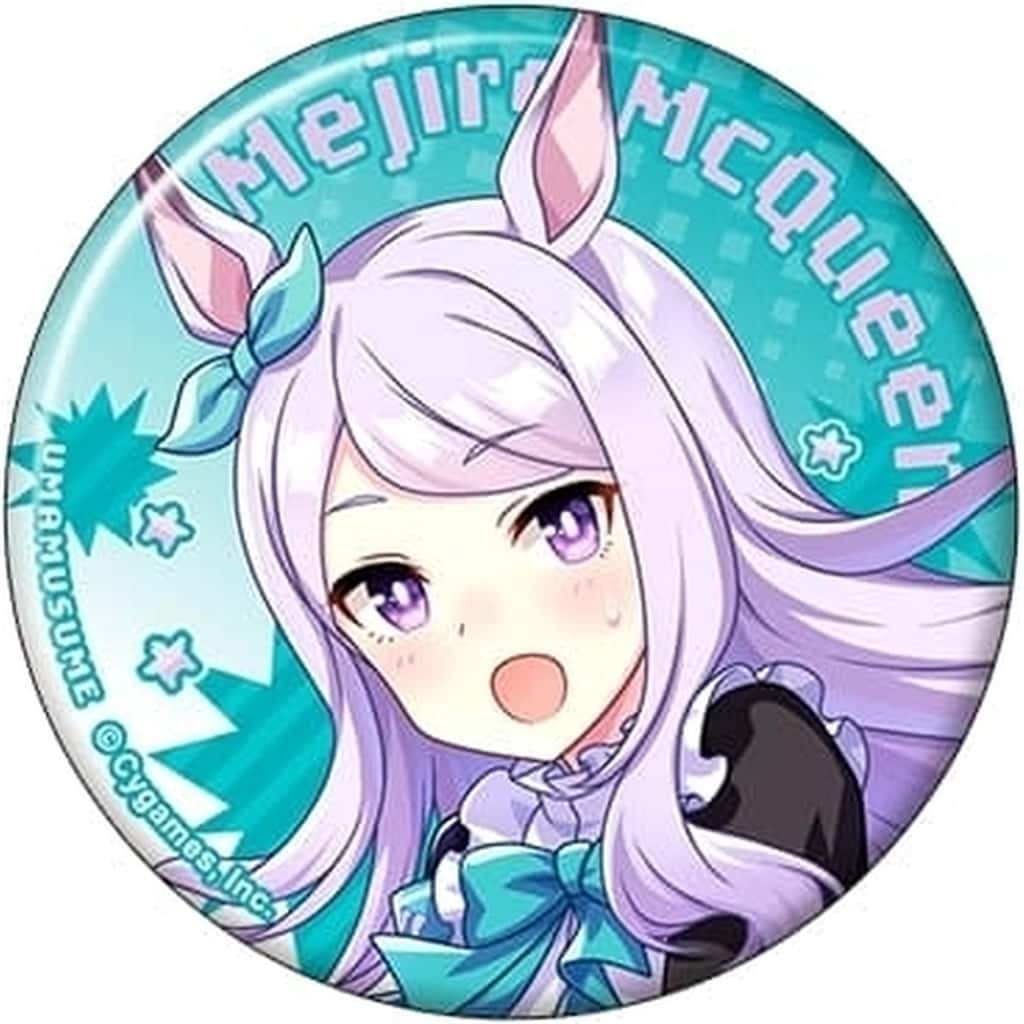 Mejiro McQueen Character Badge (Character Badge Collection A) - Umamusume Pretty Derby — Movic 5.7cm Pre-owned