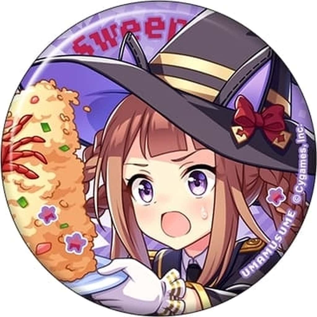 Sweep Tosho Can Badge (Character Badge Collection B) - Umamusume Pretty Derby Event Badge by Movic, 5.7 cm