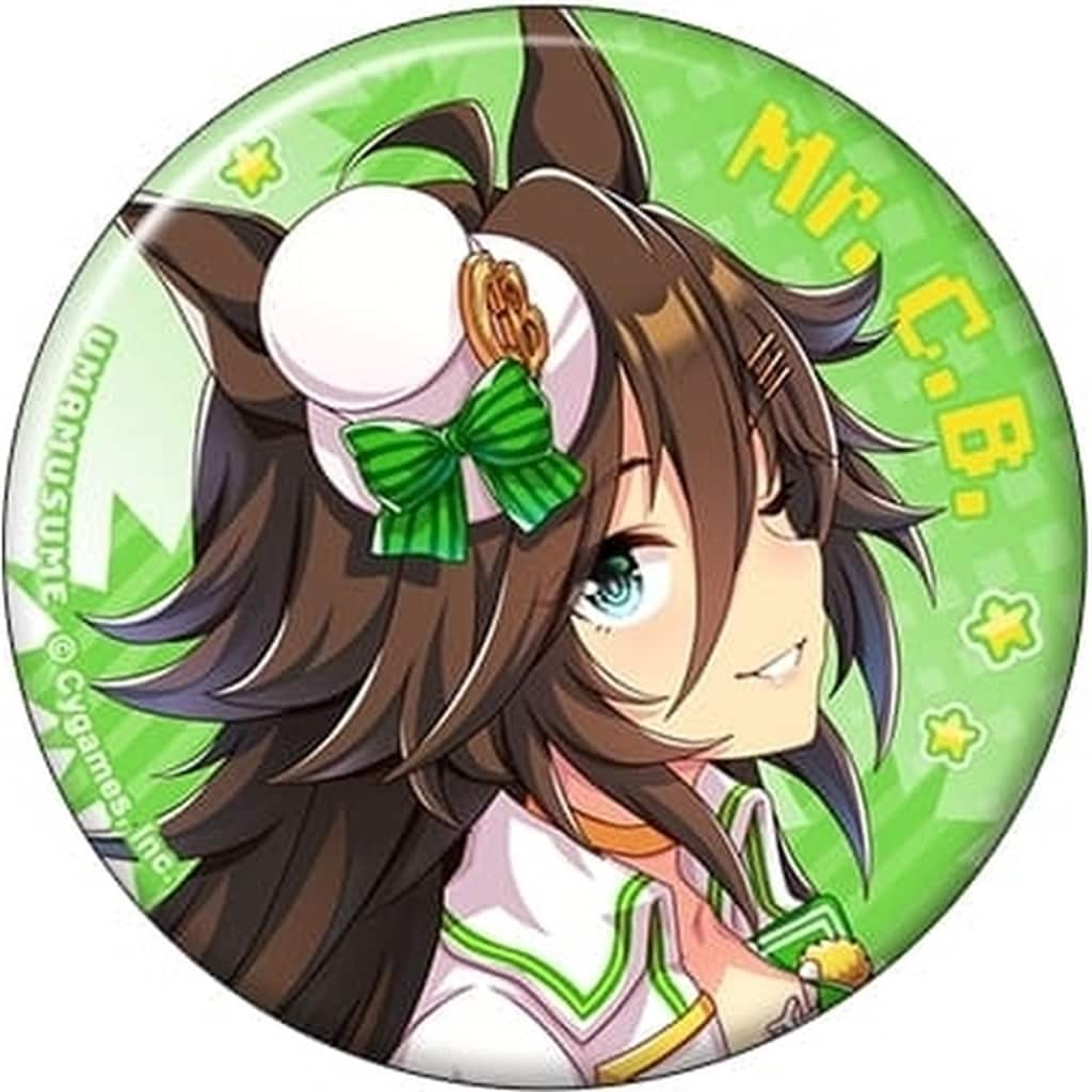 Mr. C.B. Char Badge Collection B - Umamusume Pretty Derby "Nekketsu Hachamecha Daikanshasai!" Movic 5.7cm Pin Badge (Used)