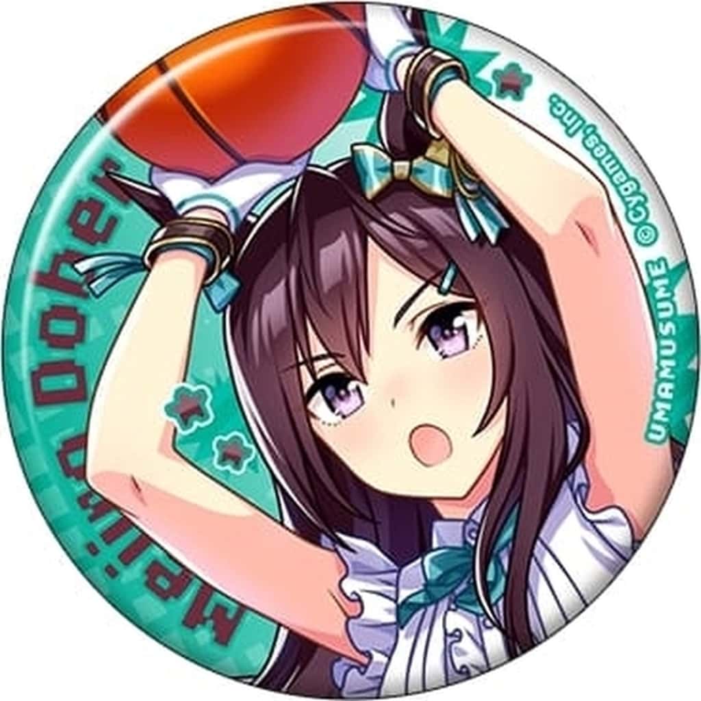 Mejiro Dober Character Badge Pin - Umamusume Pretty Derby Caravan Badge Collection B (Nekketsu Hachamecha Daikanshasai!) - Movic, 5.7cm