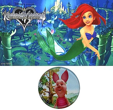 Kingdom Hearts: Chain of Memories Can Badge and Sticker Set - Pre-owned