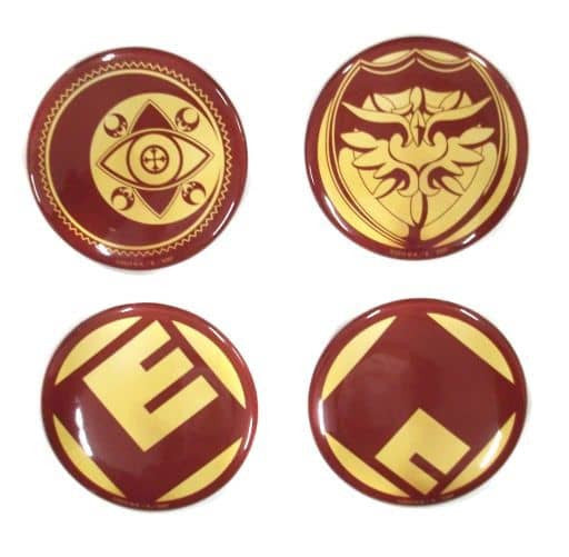 KonoSuba Crimson Legend Emblem Can Badge 4-Piece Set