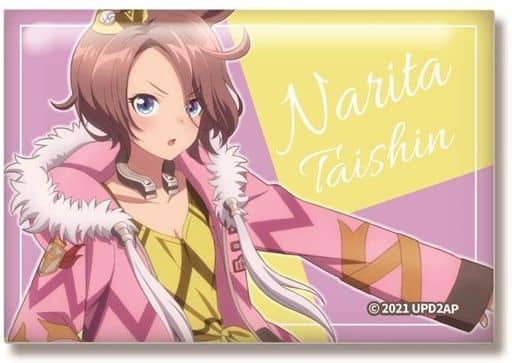 Narita Taishin Square Can Badge - Umamusume Pretty Derby Season 2 (Zextworks) 53×78mm