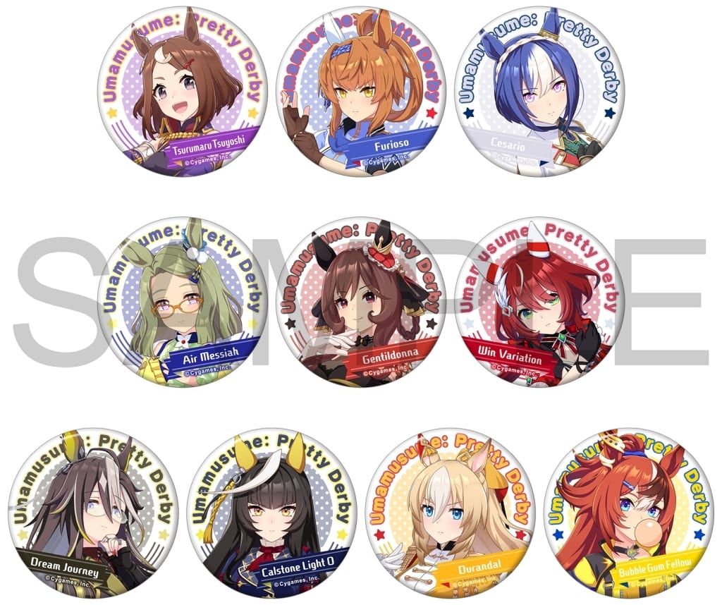 Umamusume Pretty Derby Character Badge Collection Vol. 11 Set