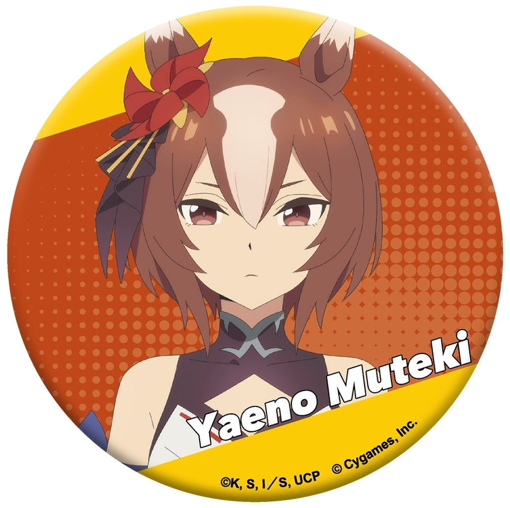 Yaeno Muteki Glitter Can Badge - Umamusume: Cinderella Gray (Movic) 7.5cm - Pre-owned