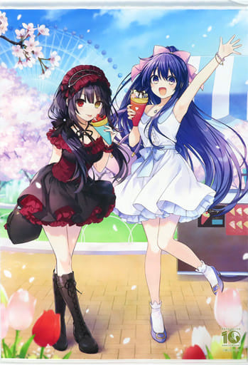 Yatogami Tohka & Kurumi Tokisaki B2 Tapestry - Date A Live 10th Anniversary (Pre