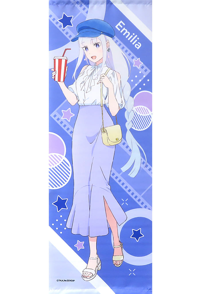 Emilia B2 Half Tapestry Movie Theater Ver. | Re:Zero 3rd Season