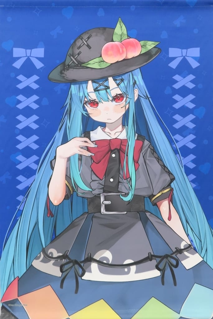 Tenshi Hinanawi B2 Vertical Tapestry Yamikawaii ver. (Original Illustration) — Touhou Project × BOOKOFF Collaboration Vol.4 (Maker: A3) — Pre-owned