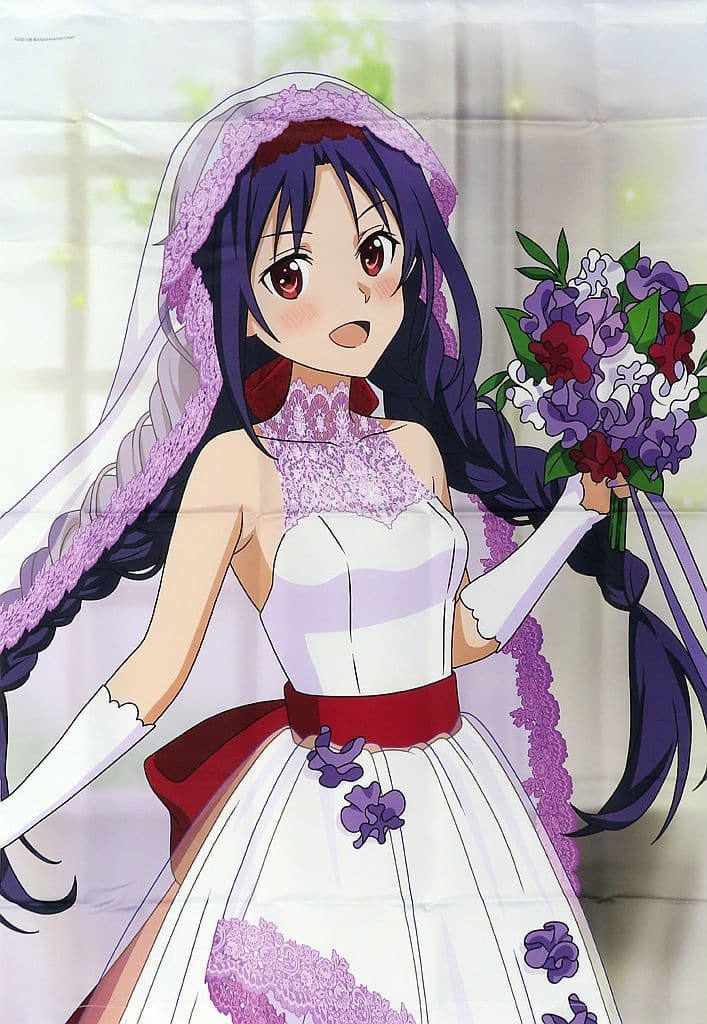 Yuuki Approx. 100 cm Tapestry Wedding Dress Ver. Sword Art Online