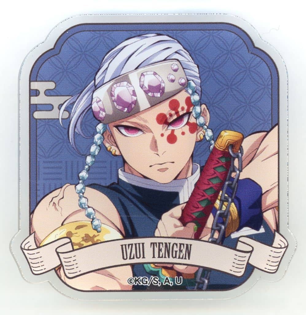 Tengen Uzui Acrylic Badge (A) - Demon Slayer: Kimetsu no Yaiba Acrylic Badge Collection B BOX - Movic - Approx. 6 x 6 cm (2.4 in)