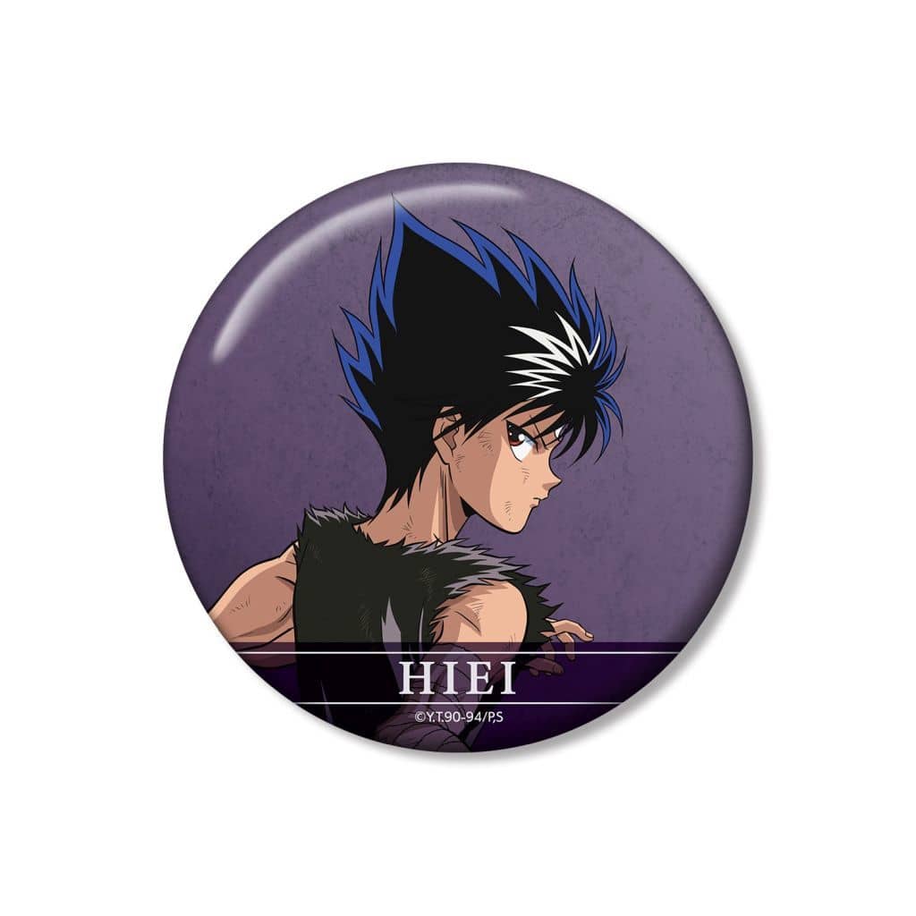 Hiei Approx. 10 cm Button Badge - Yu Yu Hakusho TV Anime Edition, Pre-owned