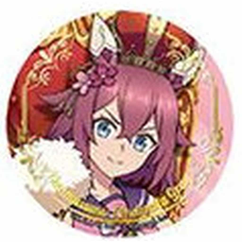 Sakura Chiyono O Face Close-Up Foil Can Badge - Umamusume: Cinderella Gray Collection (Ensky, Used, ~68×27mm)