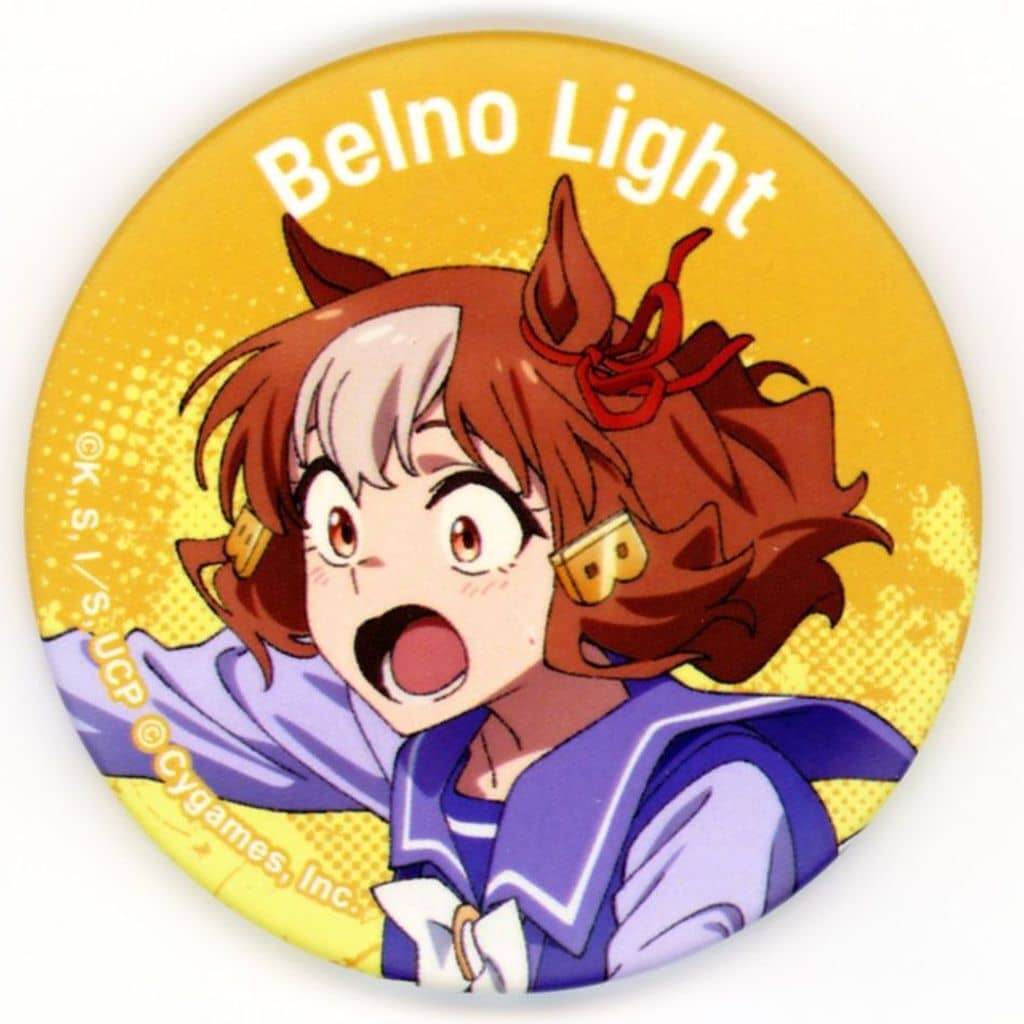 Belno Light Matte Character Badge Collection - Umamusume: Cinderella Gray EXHIBITION - Movic 5.7cm Pre-owned