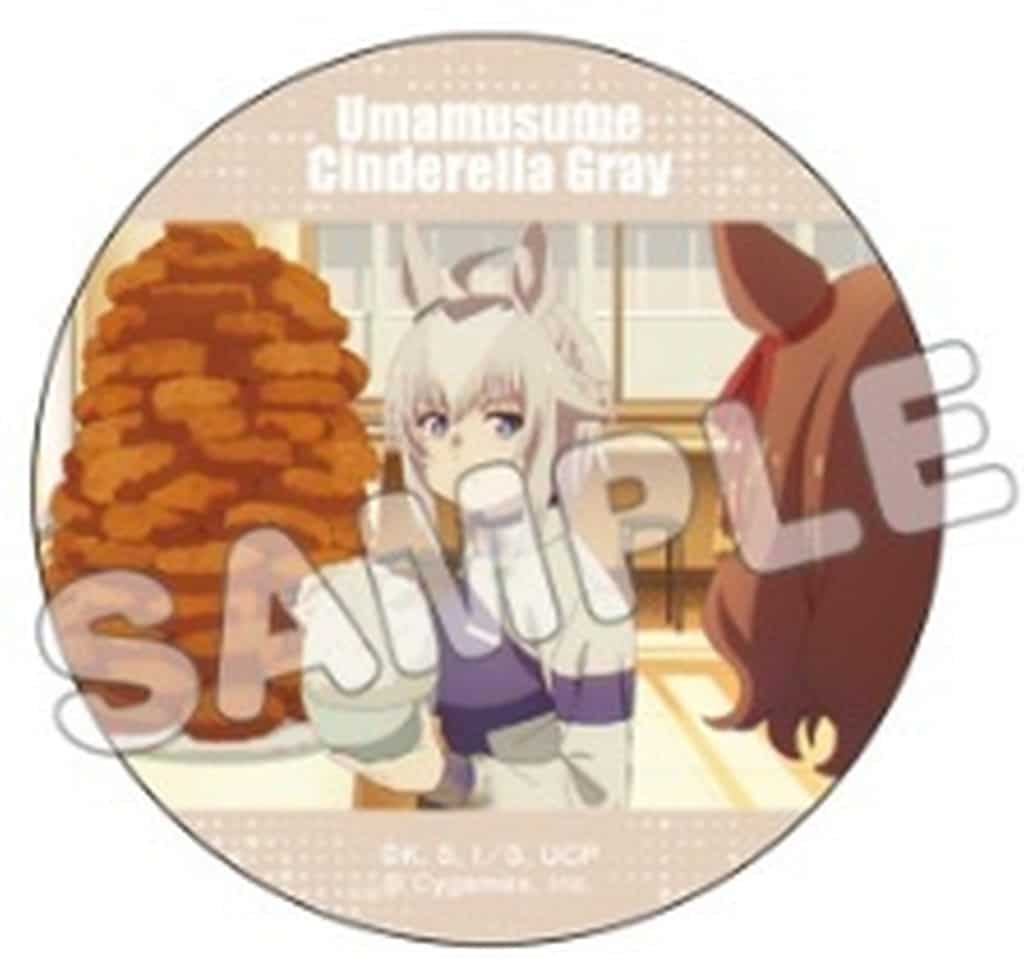 Oguri Cap (A) 57mm Trading Scene Photo Can Badge - Umamusume: Cinderella Gray (TBS Growdia)