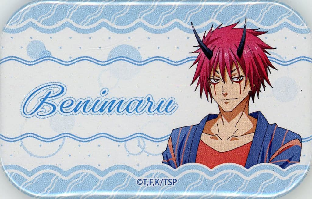 Benimaru Square Can Badge - That Time I Got Reincarnated as a Slime